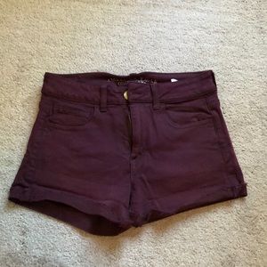 American eagle high waisted short shorts